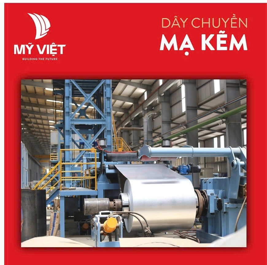 Sự khác biệt ở dòng thép hộp mạ kẽm Vitek nằm ở quy trình mạ kẽm