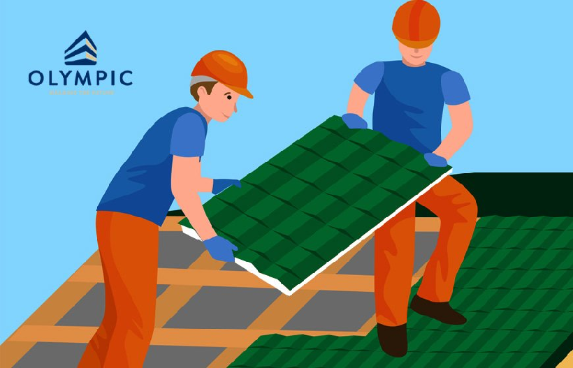 Tấm lợp mái Olympic dễ dàng thi công