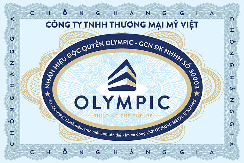 Tem chống hàng giả của thương hiệu tôn Olympic