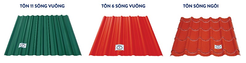 Một số loại tôn Olympic phổ biến