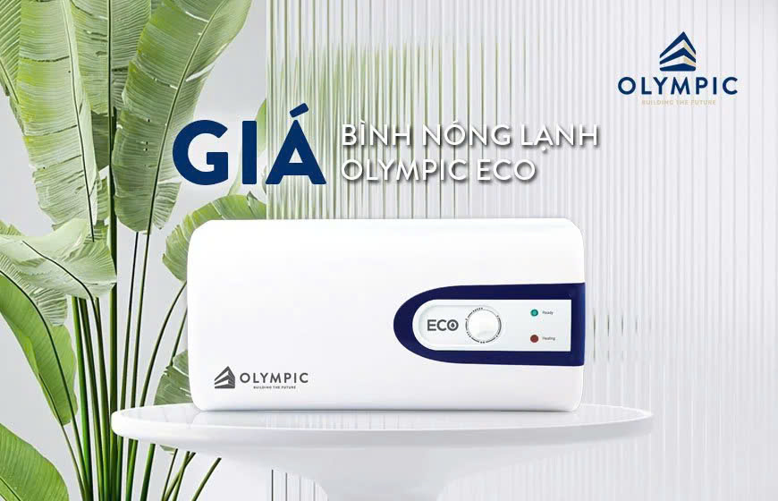 Bình nước nóng Olympic Eco 15 lít ngang được đánh giá cao nhờ thiết kế nhỏ gọn, hiệu quả tiết kiệm điện năng, độ bền cao với chi phí đầu tư thấp