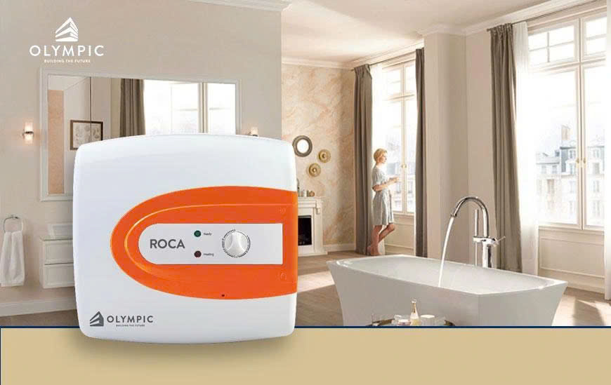 Bình nóng lạnh Olympic Roca không chỉ đáp ứng được nhu cầu sử dụng nước nóng mà còn đảm bảo an toàn tuyệt đối cho người dùng