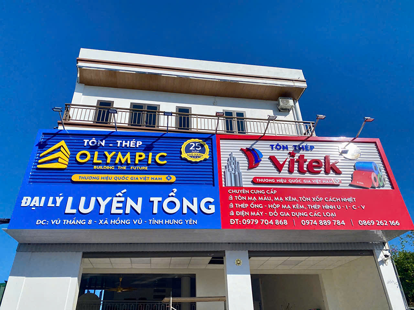 Mua tôn Olympic Plus tại đại lý phân phối uy tín
