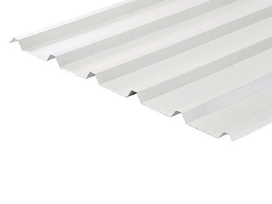 Tôn lợp mái 6 sóng màu trắng sữa thường được sử dụng cho nhà xưởng