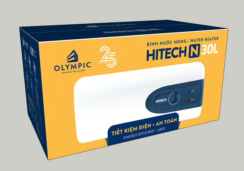 Vỏ hộp bình nước nóng Olympic Hitech 30L