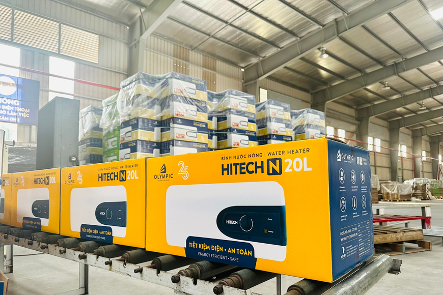 Bình nóng lạnh Olympic Hitech mang lại sự an toàn tuyệt đối cho người dùng 
