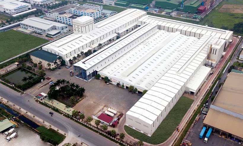 Nhà máy sản xuất bình nóng lạnh của Mỹ Việt với quy mô rộng lớn