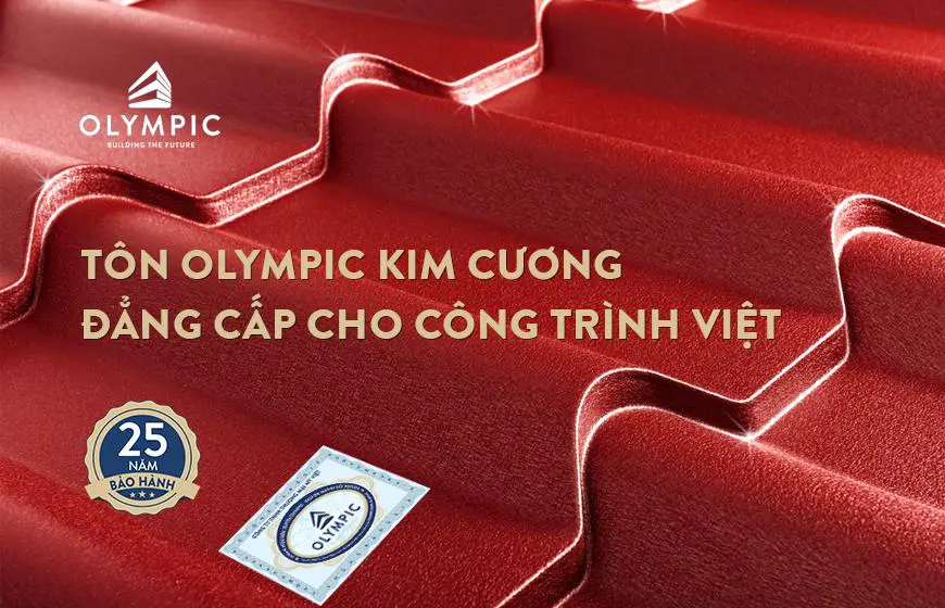 Tôn Olympic kim cương cao cấp sở hữu vô vàn ưu điểm nổi trội