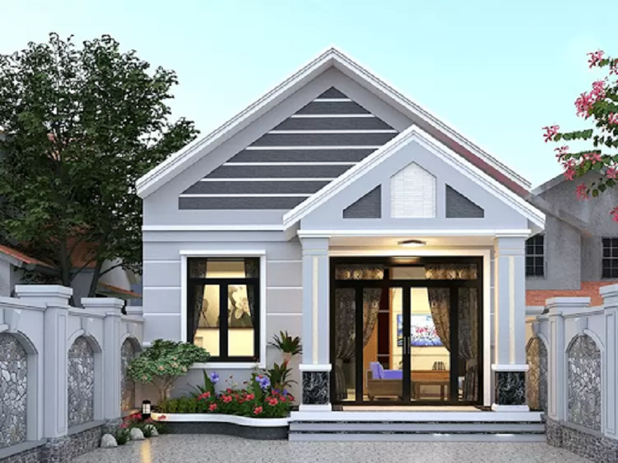 Kiểu nhà mái chữ A hiện đại