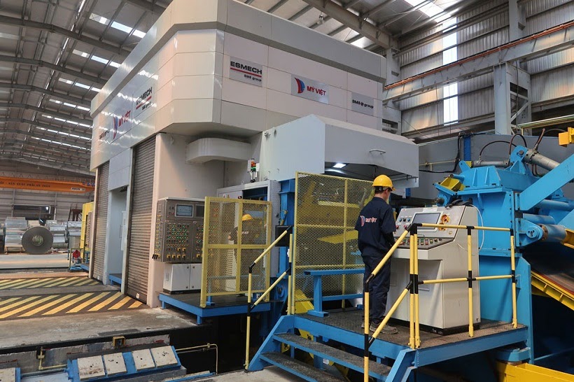 Dây chuyền sản xuất hiện đại tại Mỹ Việt