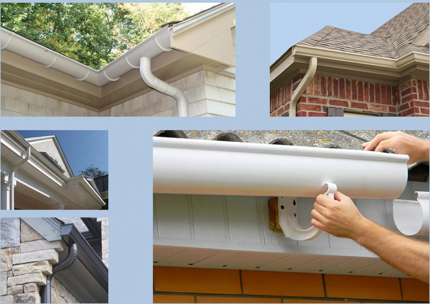 Máng thoát nước là bộ phận không thể thiếu giúp bảo vệ và kéo dài tuổi thọ cho mái nhà