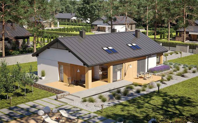 Tôn ghi xám cho nhà ở dân dụng