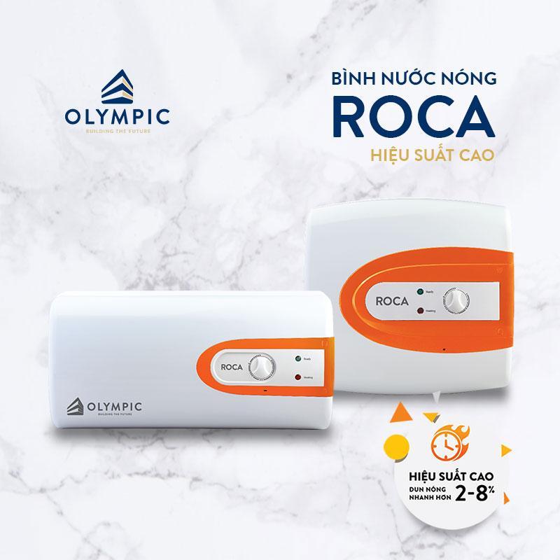 Bình nóng lạnh Olympic Roca có hiệu suất làm nóng nhanh, giữ nhiệt lâu