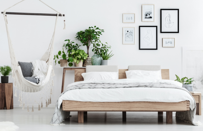 Phòng ngủ gần gũi thiên nhiên