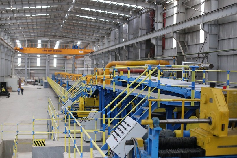 Toán bộ dây chuyển tẩy rỉ của Mỹ Việt là hoàn toàn khép kín