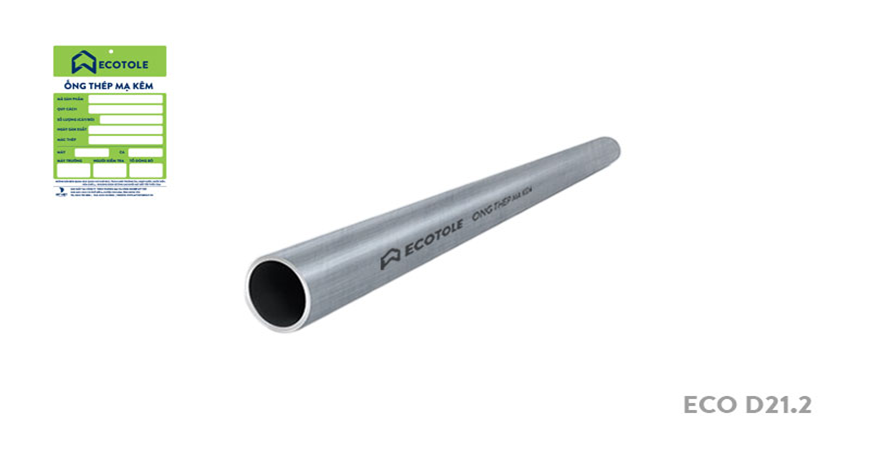 Ống thép phi 21 thương hiệu Ecotole