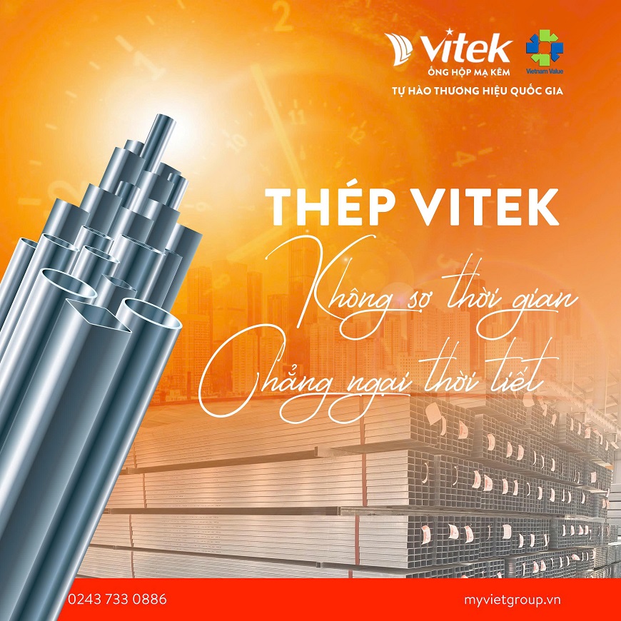 Ống thép mạ kẽm Vitek là lựa chọn được nhiều khách hàng tin dùng nhờ khả năng chống ăn mòn tốt, độ bền cao và đáp ứng đa dạng nhu cầu từ dân dụng đến công nghiệp