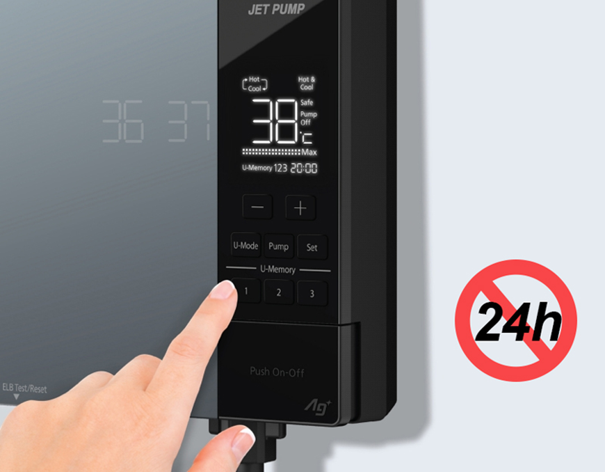 Chỉ nên bật bình trước khi sử dụng từ 15-20 phút và nên tắt bình ngay trước khi sử dụng
