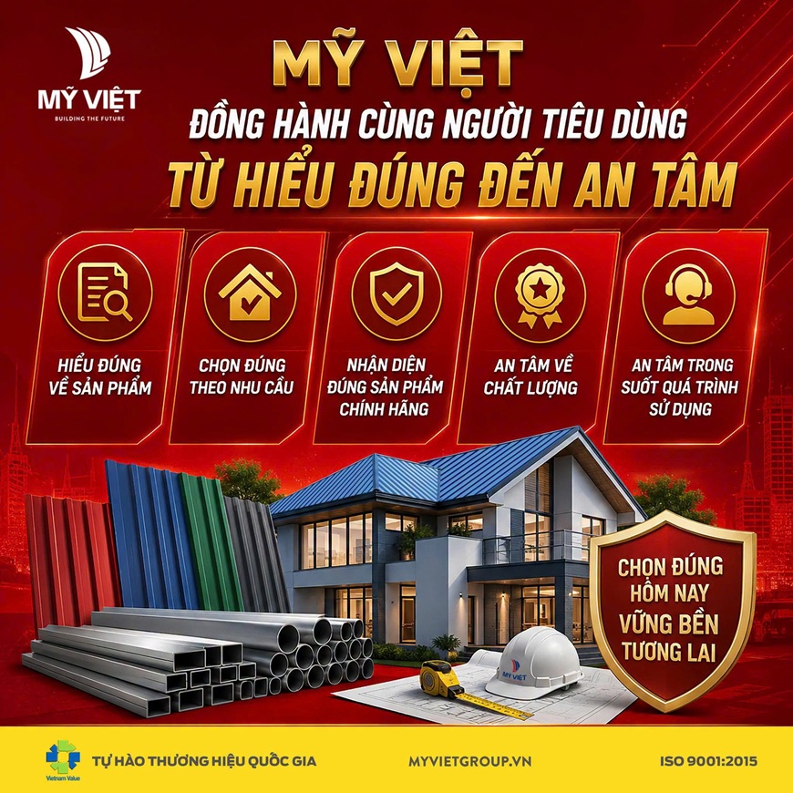 Khoảng cách - giá thành không còn là trở ngại với mạng lưới nhà phân phối Tôn Olympic Plus của Mỹ Việt Group
