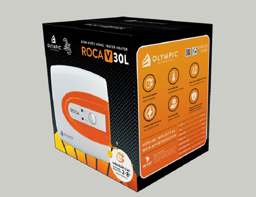 Bình nóng lạnh Olympic Roca 30l 