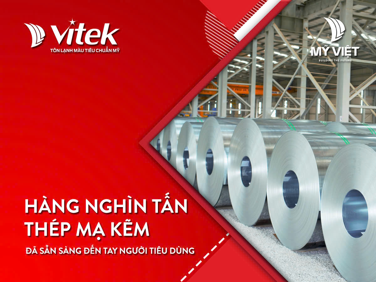 Nếu bạn đang tìm một giải pháp vừa bền, vừa tiết kiệm chi phí về lâu dài, thì thép mạ kẽm nhúng nóng Vitek chính là sự lựa chọn thông minh