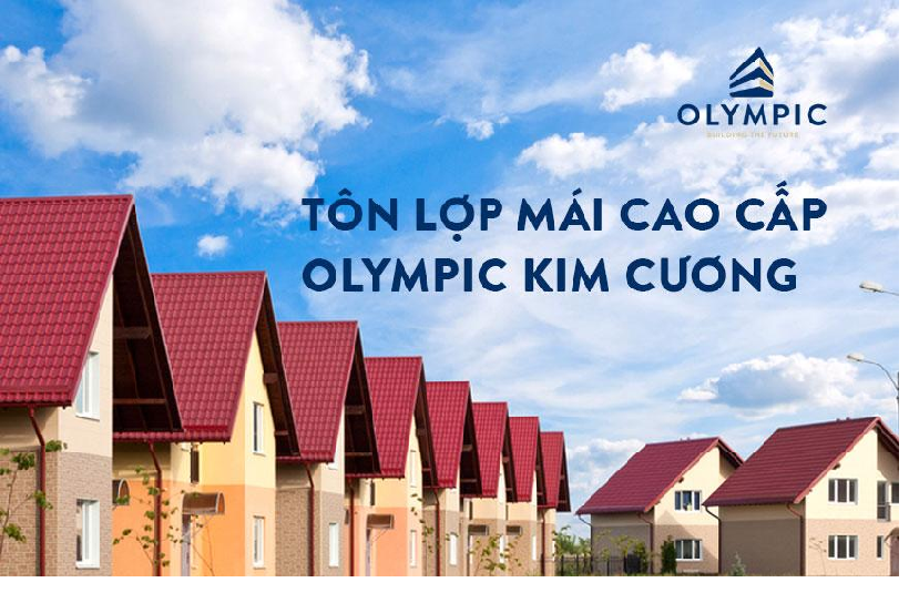 Tấm lợp mái cao cấp Olympic kim cương