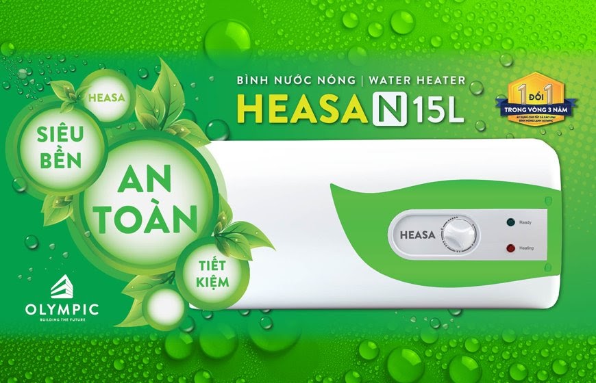 Bình nóng lạnh Olympic Heasa