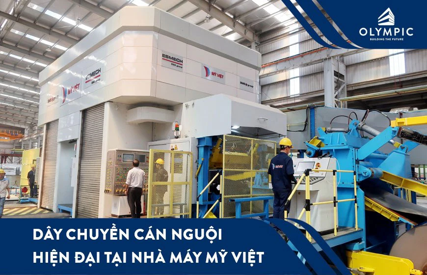 Dây chuyền cán nguội tại nhà máy Mỹ Việt