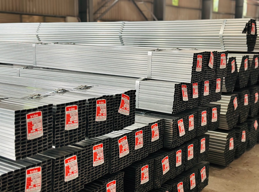 Thép hộp mạ kẽm chữ nhật 25x50 được sử dụng rộng rãi và phổ biến nhiều lĩnh vực