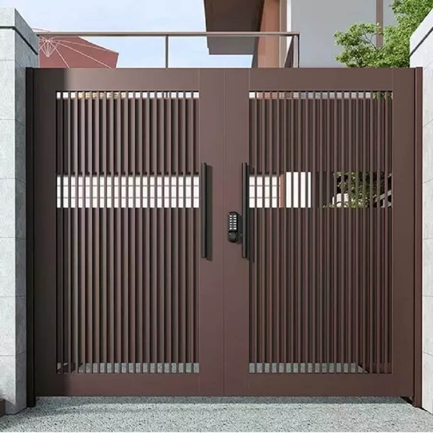 Cách thanh thép dọc tạo nên vẻ bố cục vững chắc và kiên cố