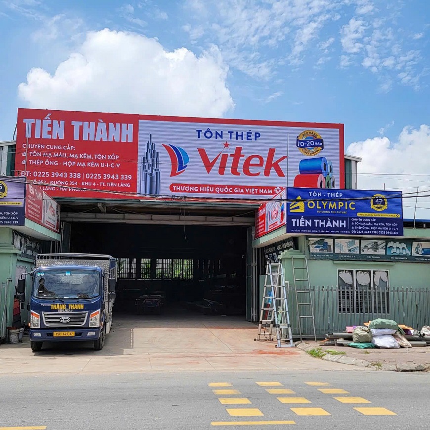 Hệ thống phân phối thép Vitek rộng khắp cả nước giúp người dùng dễ dàng mua được sản phẩm chính hãng, không lo hàng giả, hàng kém chất lượng