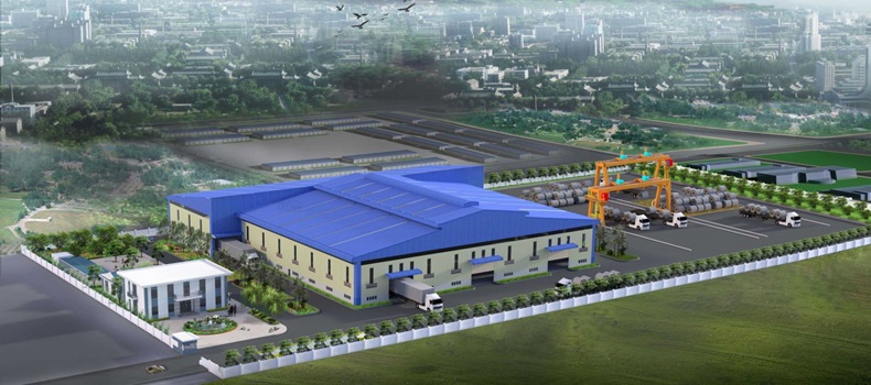 Ứng dụng trong công trình nhà kho công nghiệp