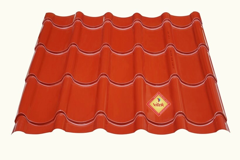 Tấm lợp cách nhiệt sóng ngói Vitek có khả năng chống nóng, chống ồn hiệu quả
