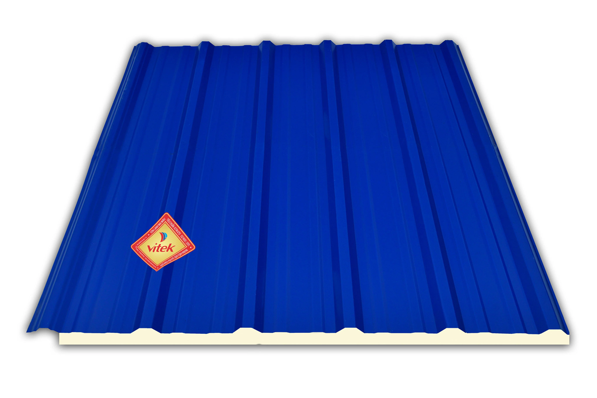 Cấu tạo 3 lớp dày dặn của tôn cách nhiệt 6 sóng vuông Vitek