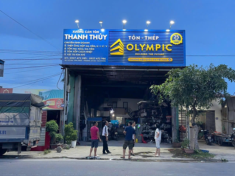 Tôn chống cháy 6 sóng Olympic 3.5 zem giá bao nhiêu?