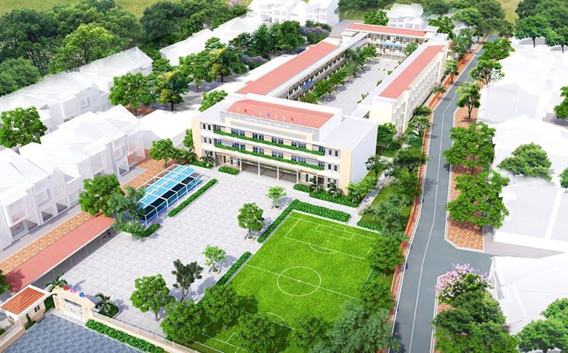 Tôn chống cháy 6 sóng Olympic được ứng dụng trong công trình trường học