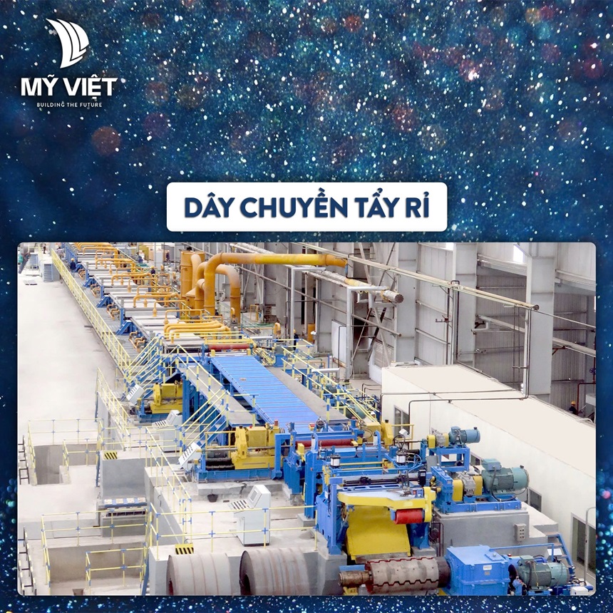 Toàn bộ dây chuyền sản xuất tại nhà máy Mỹ Việt là hoàn toàn khép kín
