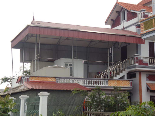 Mẫu mái che sân thượng phổ biến 