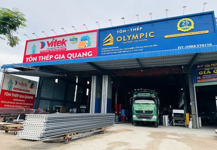 Mua tôn lạnh 11 sóng Olympic Plus tại các đại lý uy tín của Mỹ Việt 