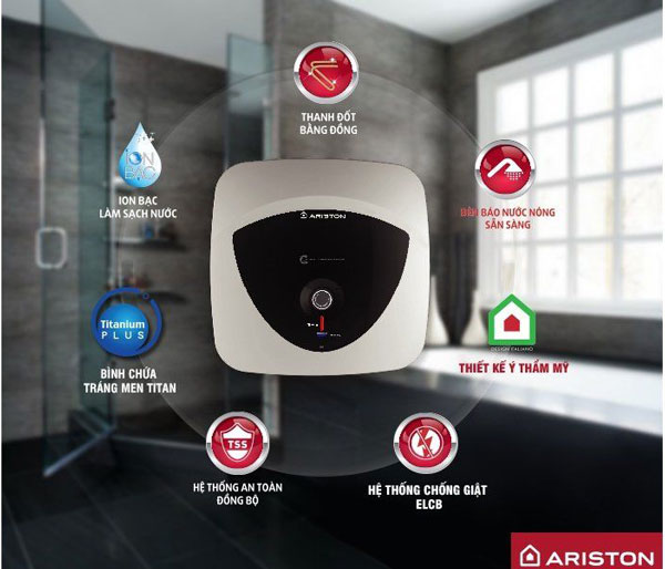 Bình nóng lạnh Ariston được nhiều người lựa chọn và tin dùng