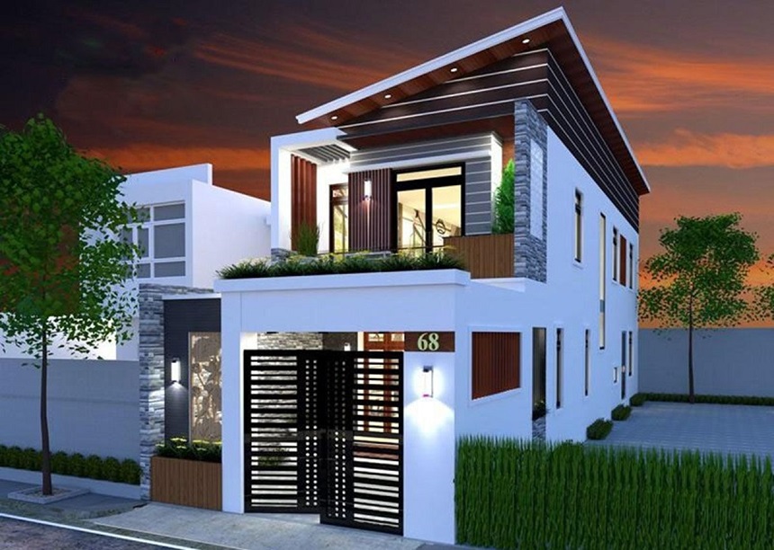 Xu hướng chung trong trang trí ngoại thất nhà ống