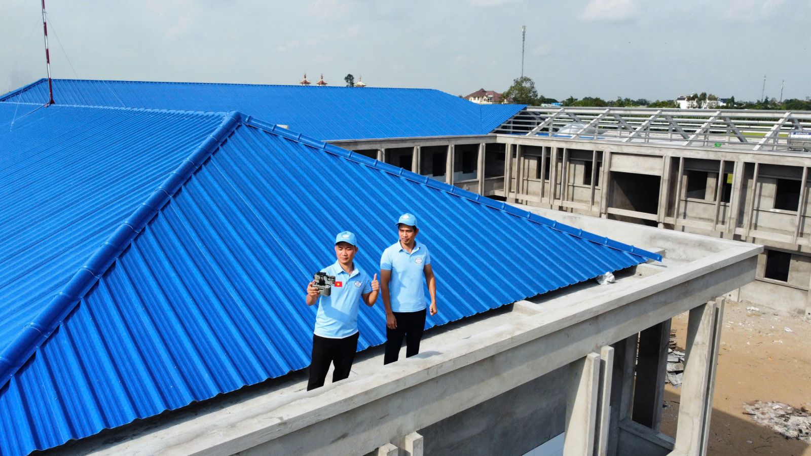 Tấm lợp nhựa PVC/ASA giúp giảm nhiệt độ bên trong công trình