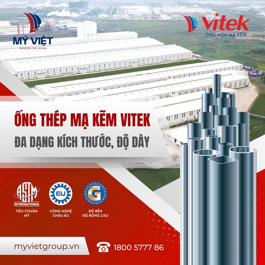 Một sản phẩm thép chất lượng đến từ Tập đoàn Mỹ Việt có mặt gần 35 năm trên thị trường vật liệu xây dựng