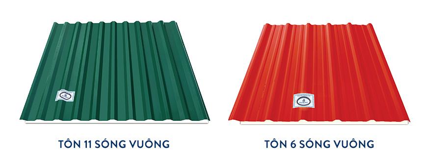 Tôn sóng vuông là loại vật liệu có tính thẩm mỹ cao và siêu bền