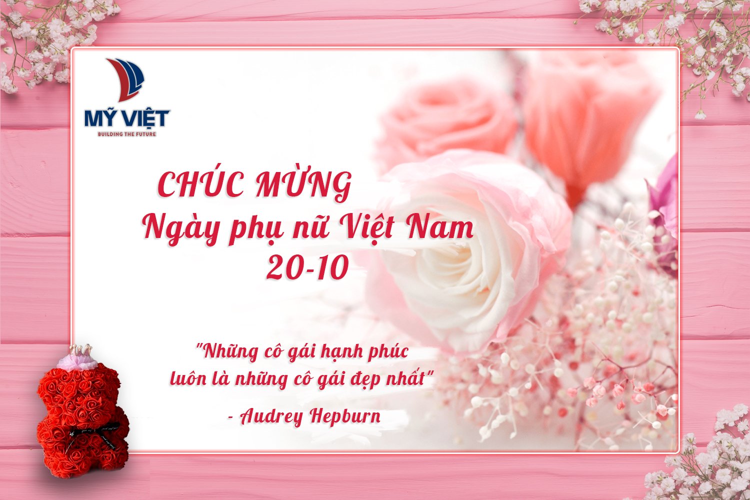 Thiệp chúc mừng ngày Phụ nữ Việt Nam