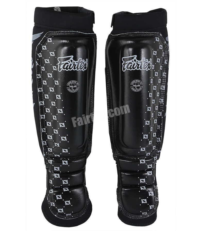 NEOPRENE MUAY THAI SHIN GUARDS / BLACK