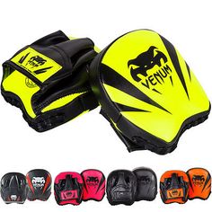 VENUM ELITE MINI FOCUS PUNCH MITTS MUAY-THAI BOXING TRAINING