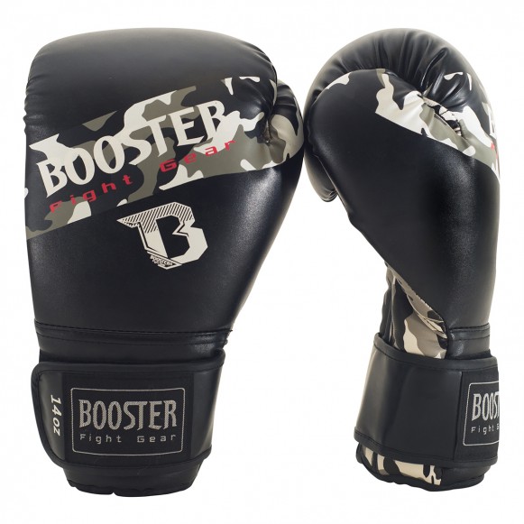 GĂNG BOXING BOOSTER SPARRING GREY CAMO GLOVES