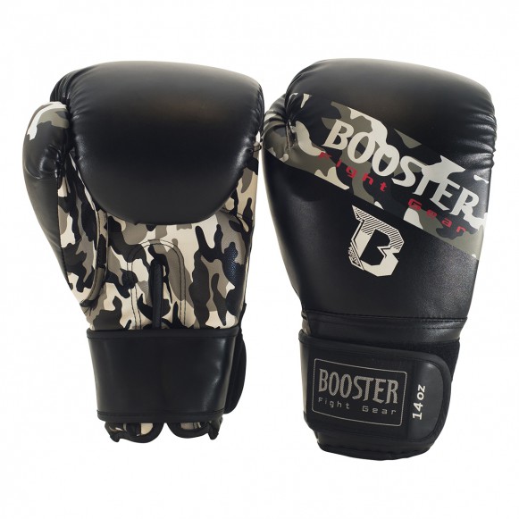 GĂNG BOXING BOOSTER SPARRING GREY CAMO GLOVES
