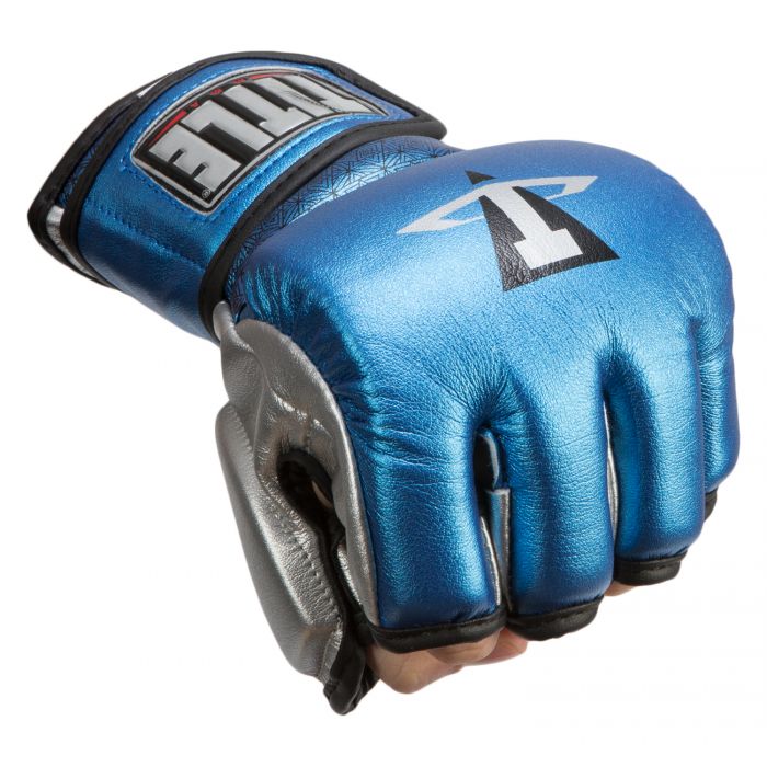 GĂNG TITLE MMA MENACE METALLIC TRAINING GLOVES- XANH